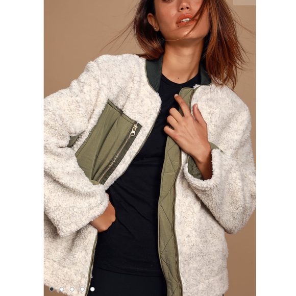 Free People Jackets & Blazers - NEW Free People we the free Sherpa jacket
